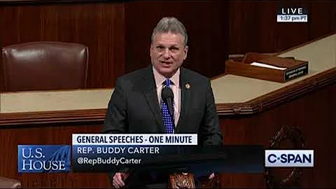 Rep. Buddy Carter's 1 Minute Speech to Recognize M...