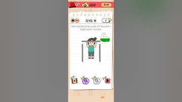 Brain Test 2 Level 19 Fitness With Candy Walkthrough Solution and Answer By AMQ Gaming