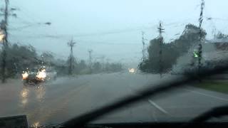 Lightning Strikes in Violent thunderstorm - Denham Springs 07/01/2015
