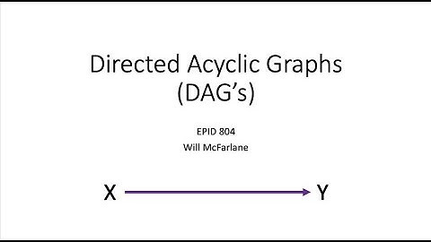 Directed Acyclic Graphs (DAGs)