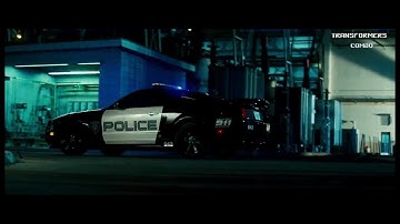 Transformers (2007)  Transformers Police Chasing scene