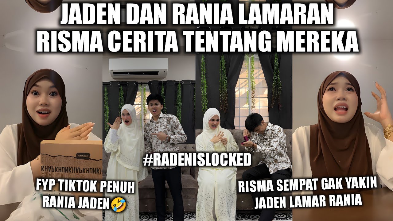JADEN DAN RANIA LAMARAN, RISMA CERITA TENTANG MEREKA !!