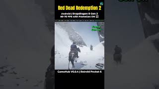 RDR2 on Android — 30 FPS Native vs 60 FPS FrameGen 🤯 #shorts