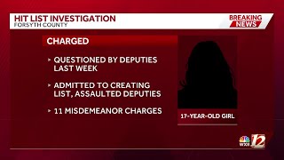 Forsyth County teen admits to ‘hit list’ of former classmates, then assaults deputies