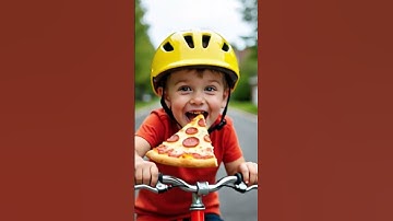 eating pizza ride bicycle #mashup #dj #remix #tiktokbudots #discoremix2024 #scratch