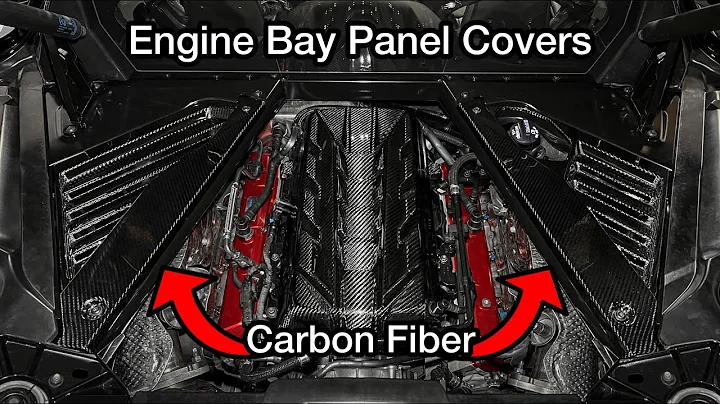 C8 Corvette Engine Bay Panel Covers Install & Before/After