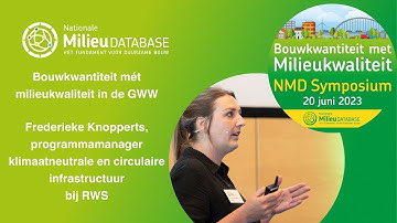 Frederieke Knopperts | NMD-symposium 2023, Bouwkwantiteit mét milieukwaliteit