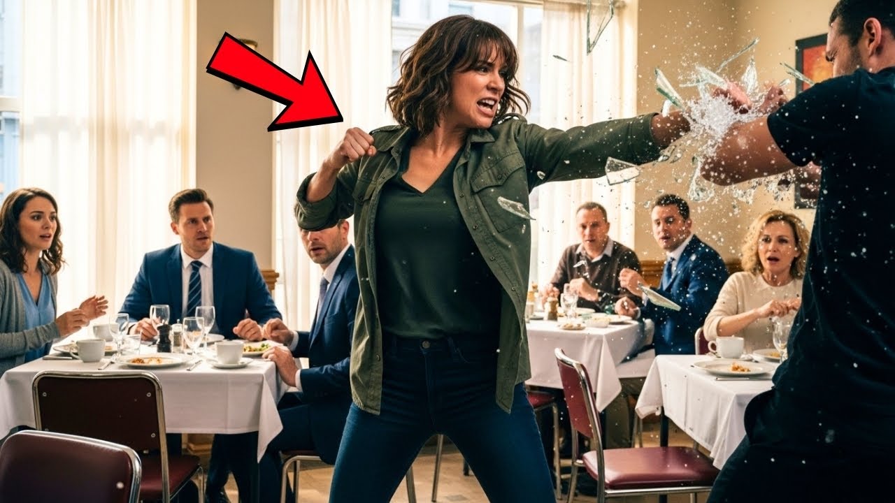 Sie hielten sie für wehrlos – Sekunden später wussten sie, dass sie Soldatin war.