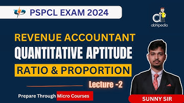 PSPCL Exam 2024 | Revenue Accountant | Internal Auditor| Quantitative Aptitude | Micro Course |