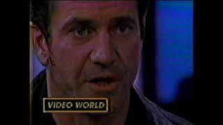 1996 VIDEO WORLD RANSOM TV COMMERCIAL Video Store Johnstown NY Mel Gibson Guaranteed Rental