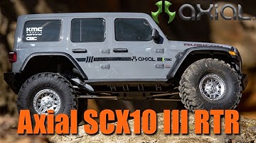 Axial SCX10 III RTR Jeep JLU Wrangler - First Look and MY TWO CENTS