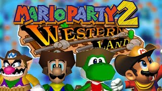 Mario Party 2 Vs Minus World: Western Land