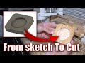 Cnc tuto from draw to cut on fusion360