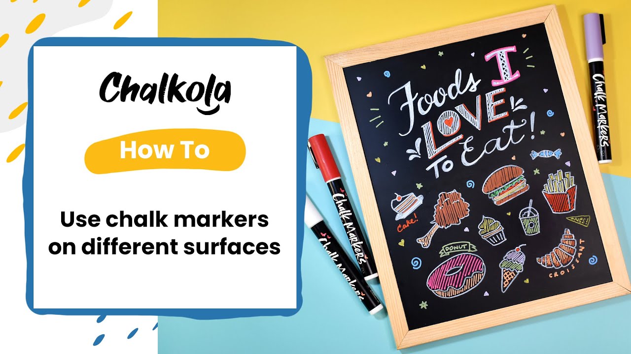 How To Use Chalk Markers On Different Surfaces YouTube