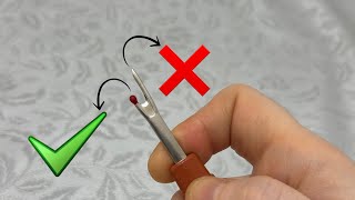 Don't do this❌ The secret of the red dot✅ Sewing Tips And Tricks