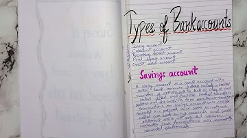 Maths Project Class 10 ICSE | Bank Accounts and Interest