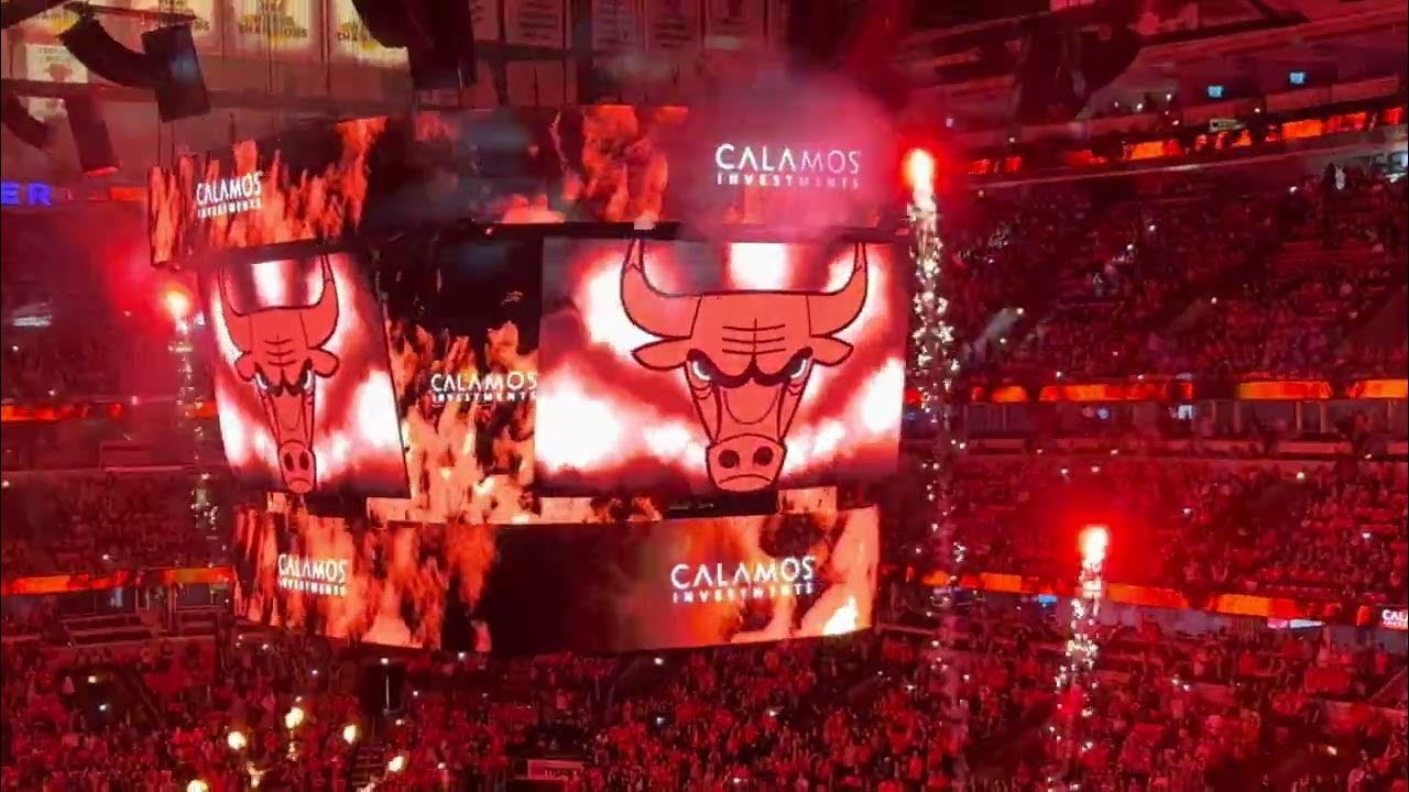 2022 PLAYOFFS Chicago Bulls Introduction Game 4 United Center 4K YouTube