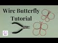 Wire art easy butterfly tutorial for beginners  spiral crafts