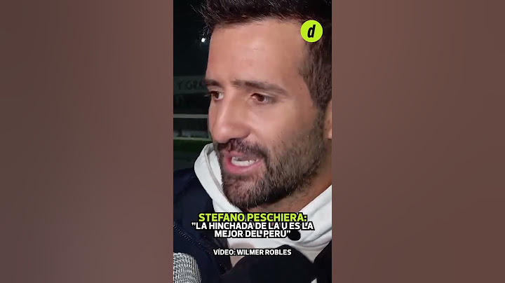 STEFANO PESCHIERA emocionado tras HOMENAJE de UNIVERSITARIO de DEPORTES | Depor