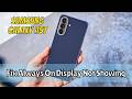 Samsung Galaxy A57: How to Fix Always On Display Not Showing (AOD Not Working Issue)