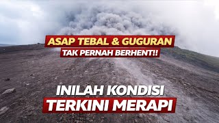 Download Lagu ASAP TEBAL \u0026 GUGURAN TAK BERHENTI 🌋🌋🌋 KONDISI MERAPI TERKINI MP3