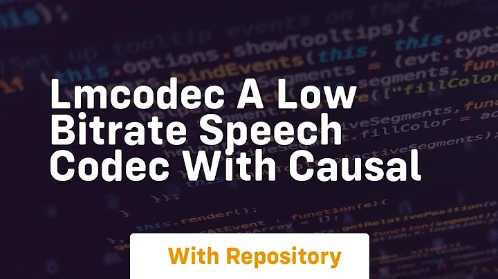 lmcodec a low bitrate speech codec with causal