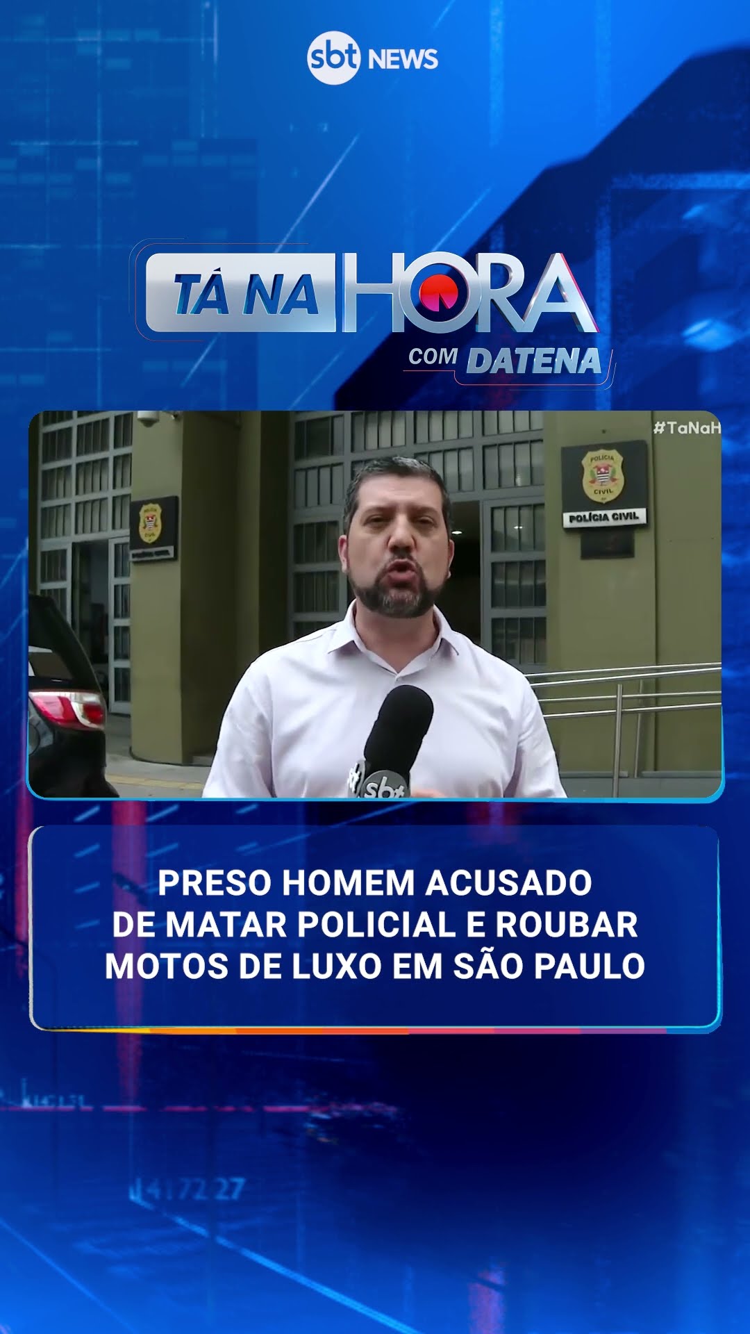 Preso homem acusado de matar policial e roubar motos de luxo em São Paulo