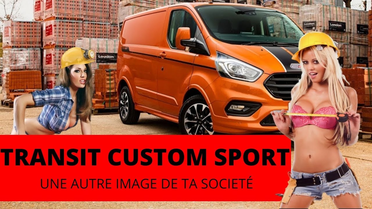 ford transit custom sport orange