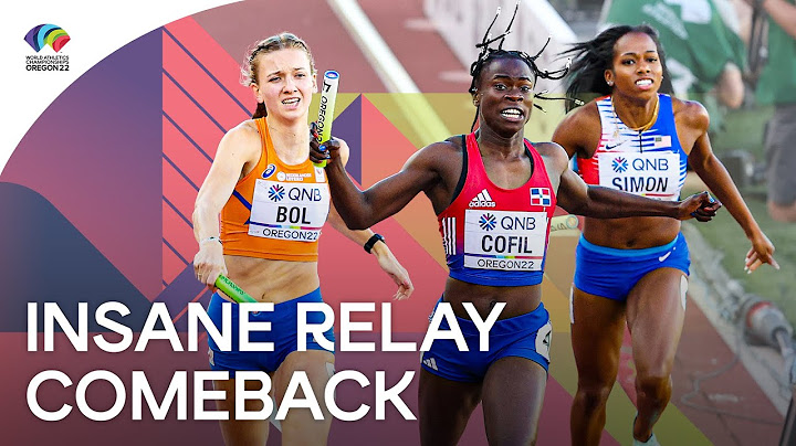 Insane finish for mixed 4x400m relay final | World Athletics Championships Oregon22