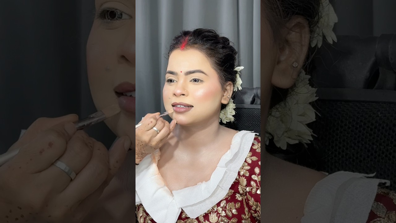 Non Bridal Makeup Look❤️| student work | khushimakeover | delhibased | #youtubeshorts #shorts #viral