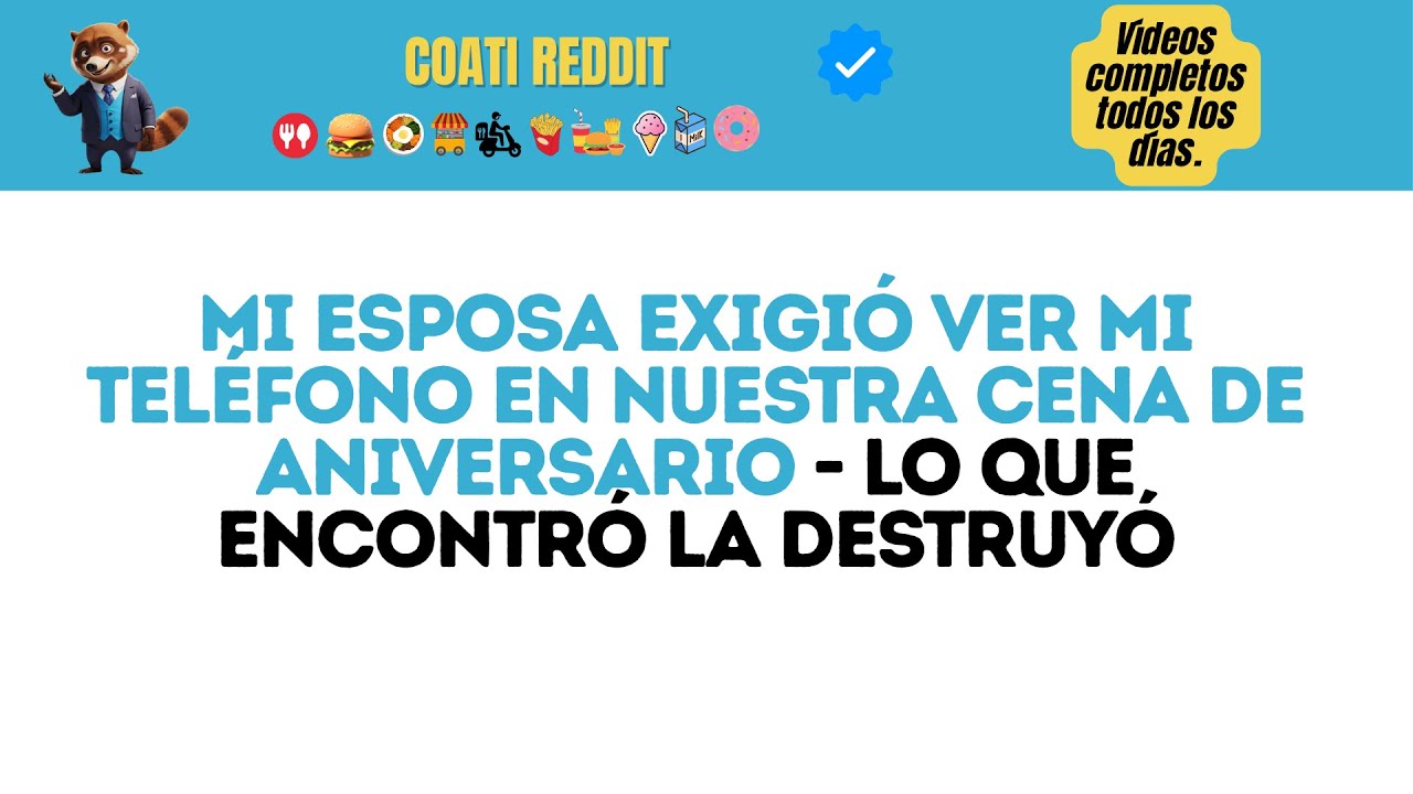 Mi Esposa Exigió Ver Mi Teléfono en Nuestra Cena de Aniversario - Lo Que Encontró La Destruyó...