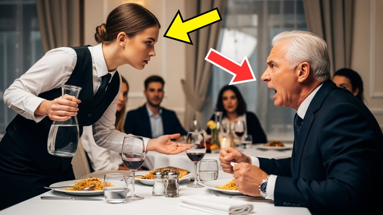 Le milliardaire crie sur la serveuse — elle répond par une phrase qui choque tout le monde