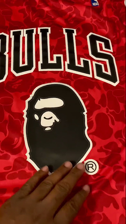 New Arrival…. - BAPE x Mitchell & Ness Jersey Size: L Color: Bulls