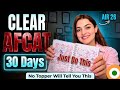 Clear AFCAT 2 2026 in 30 Days - New pattern Self Study preparation plan | Vaishalli (AIR 26)