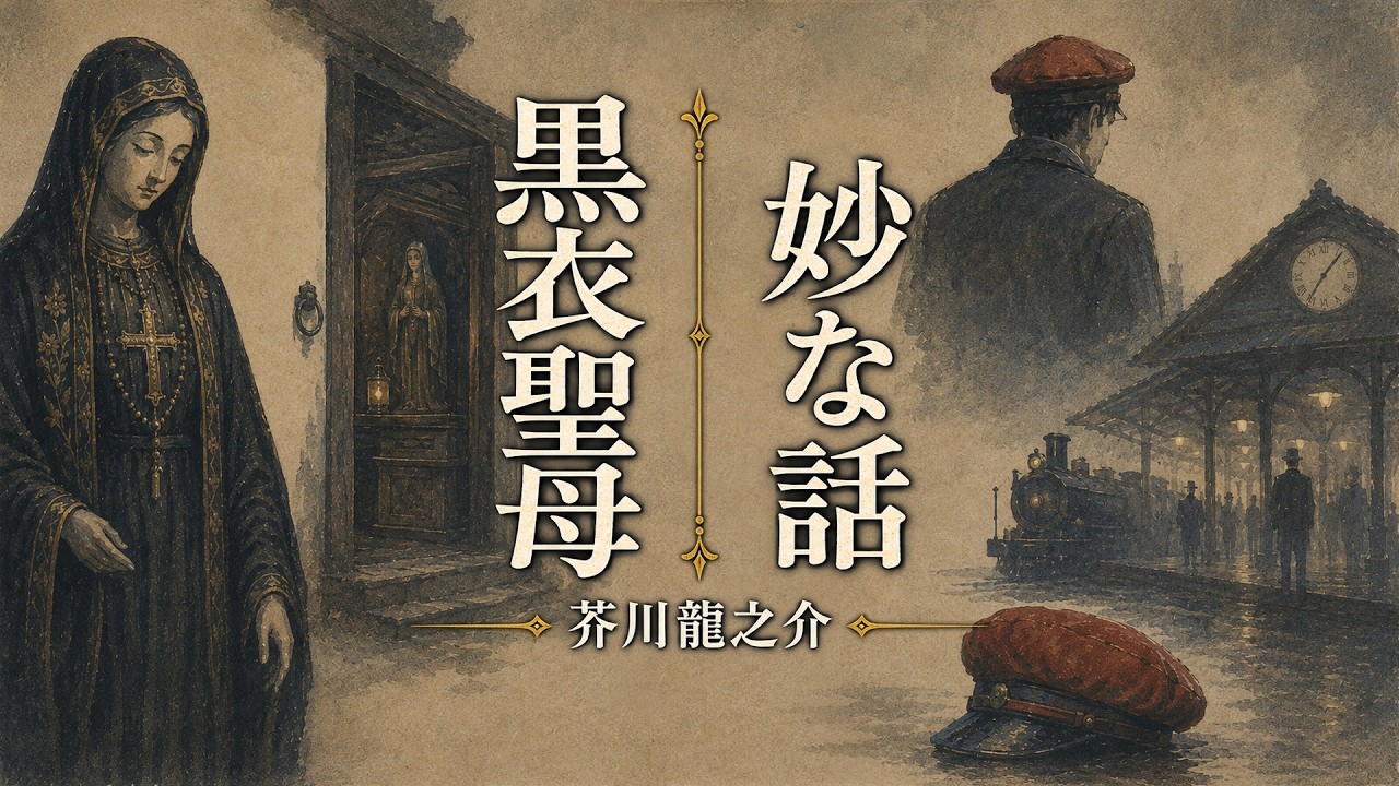 【朗読】黒衣聖母・妙な話/芥川龍之介|静かに忍び寄る二つの怪異