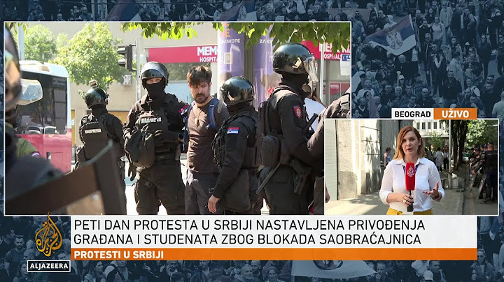 Nepoznat tačan broj privedenih u Beogradu