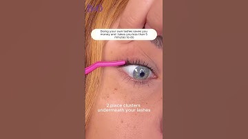 Be your own lash artist!!Diy lash extensions tutorial!!!|B&Q Lashes|