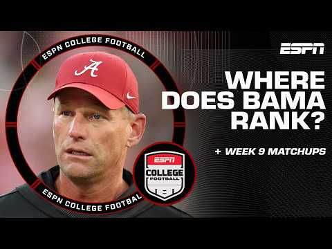 Should Alabama be ranked No. 4 in the AP Poll? 🤔 | The Kickoff