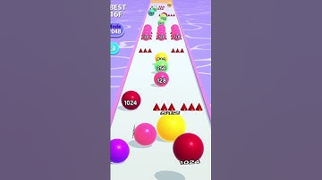Ball Run 2048 Infinity G-5! Ball Run Game #gaming #mobilegame #gameplay