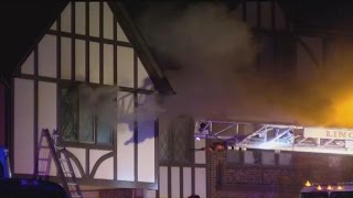 Arson ruled in early morning 3-alarm fire at apartments