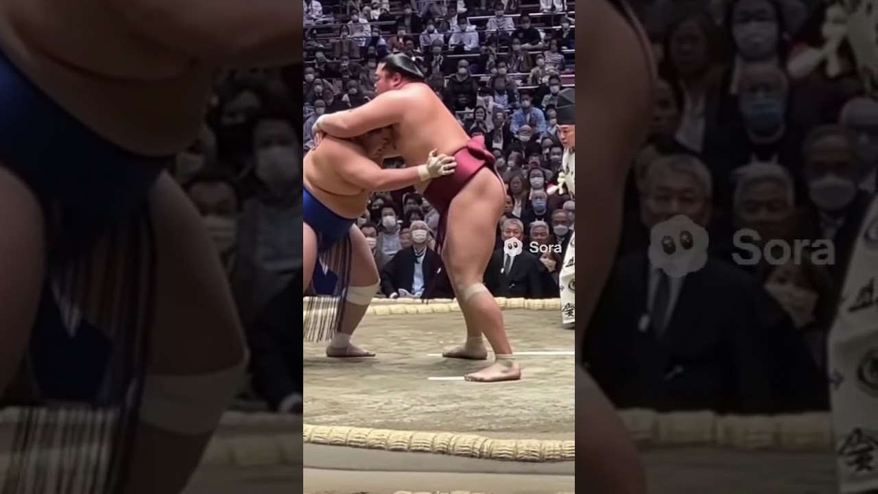 Epic Sumo Clash in the Ring 