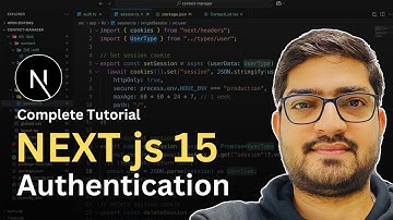 Next.js 15 Authentication And Session Management in 30 Minutes | Next.js Tutorial For Beginners