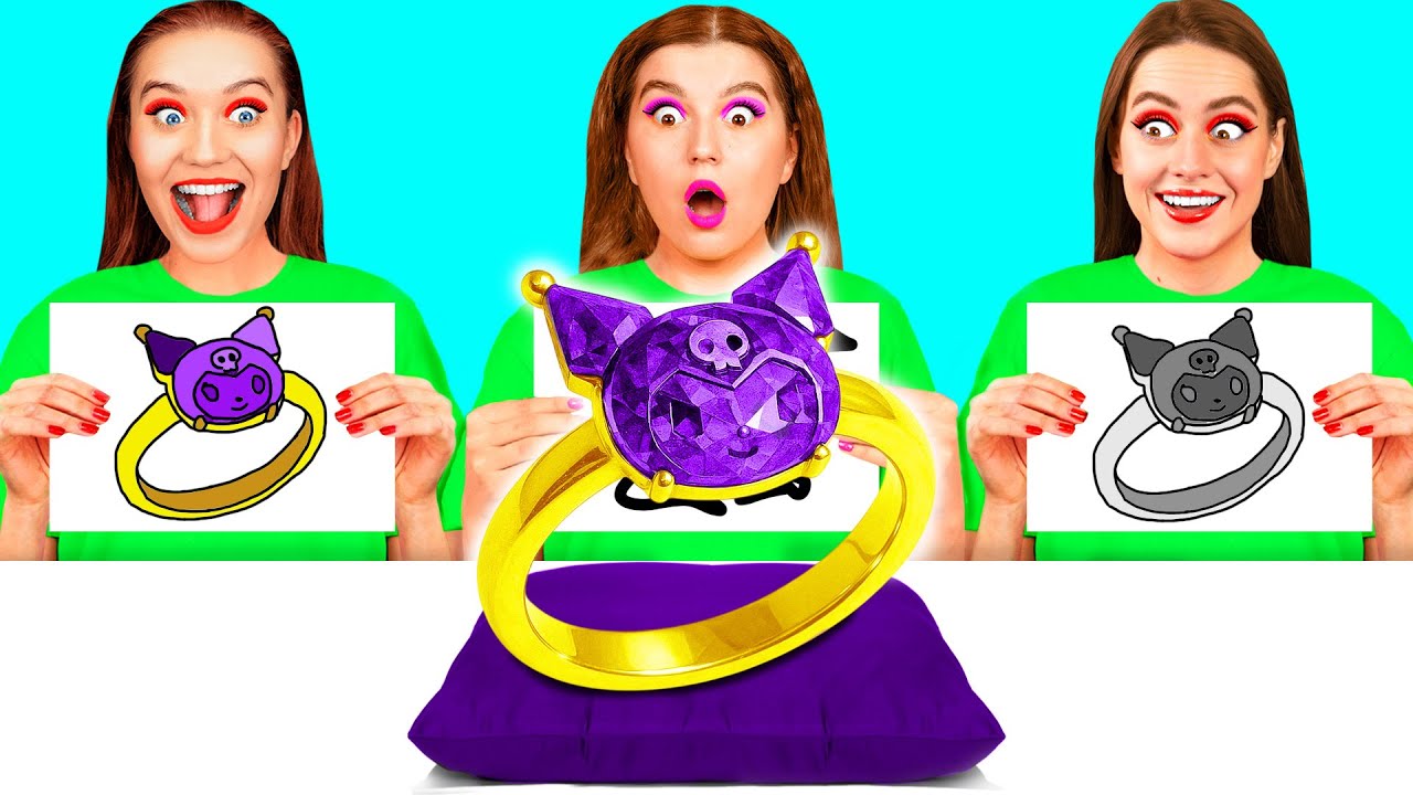 Кто Лучше Нарисует Предмет, Получит Его | Забавные Лайфхаки для Рисования от DaRaDa Challenge