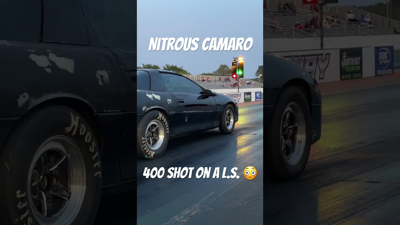 Nitrous Camaro 400 Shot! 