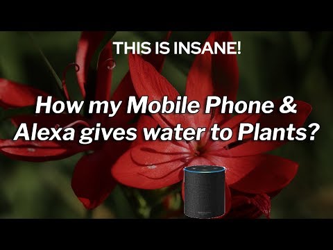 How my Mobile phone gives water to the Plants || Automated watering System ||