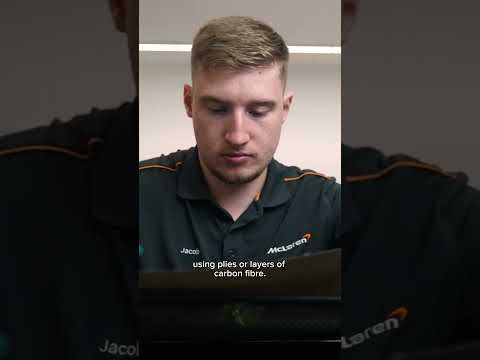 The first team to use recycled carbon fibre on the car! ♻️ Go behind the scenes #Shorts