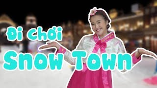 CÔ GÁI HÀN QUỐC VANNIE TRƯỢT TUYẾT Ở SNOW TOWN SÀI GÒN | VANNIE SPECIAL