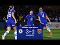 Chelsea 31 west ham  highlights  matc.ay 3  womens super league 202223