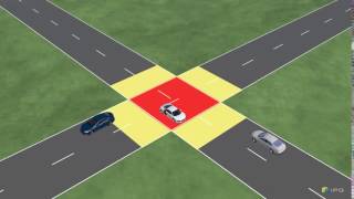 Uncontrolled intersection crossing