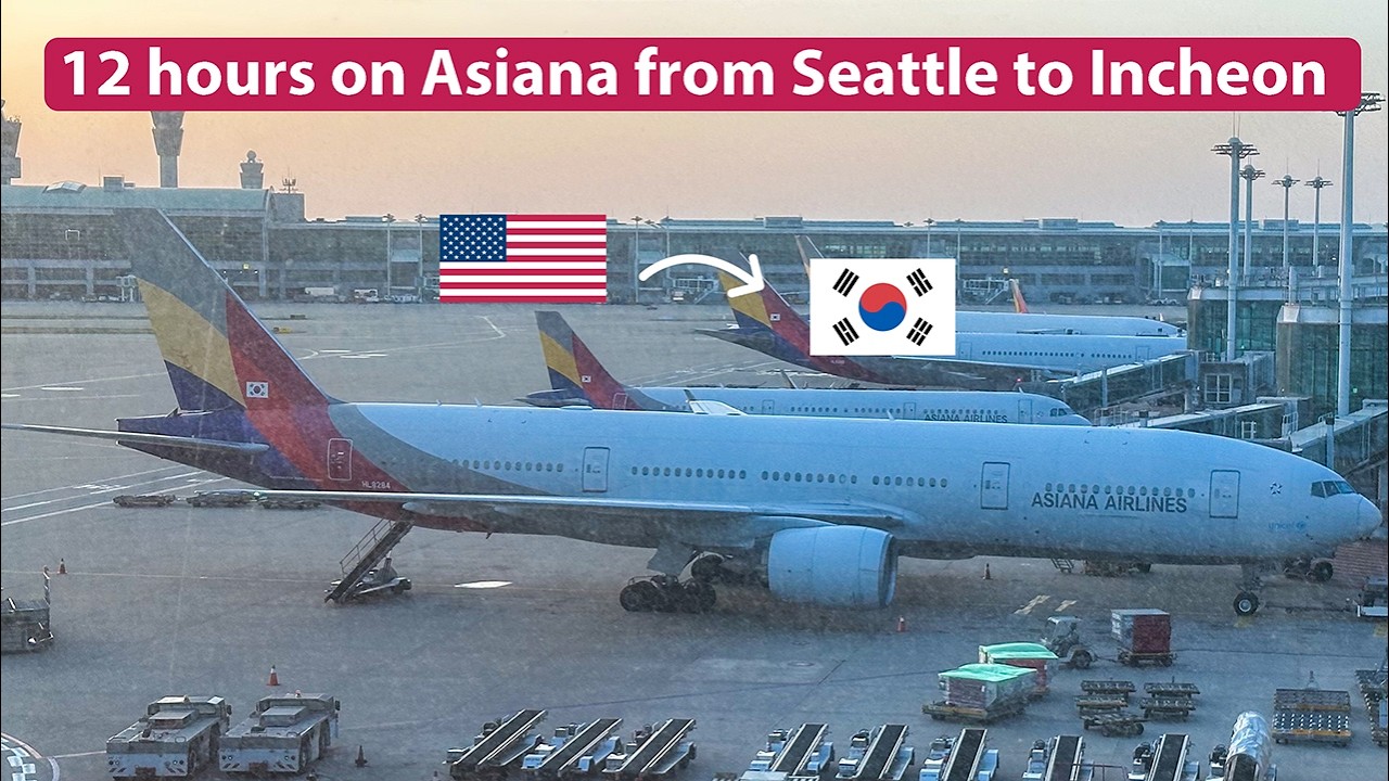 Asiana Airlines Boeing 777-200ER Economy Trip Report | Seattle to Incheon